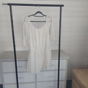 Elegant White Lace Dress By Heart SOUL SIZE XL